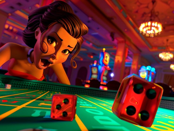 Indonesia Open blackjack table at dafatoto slot with professional studio lighting